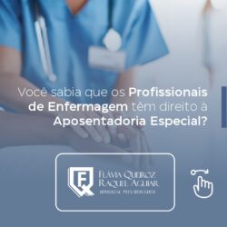 aposentadoria enfermeiro e profissionais da saúde