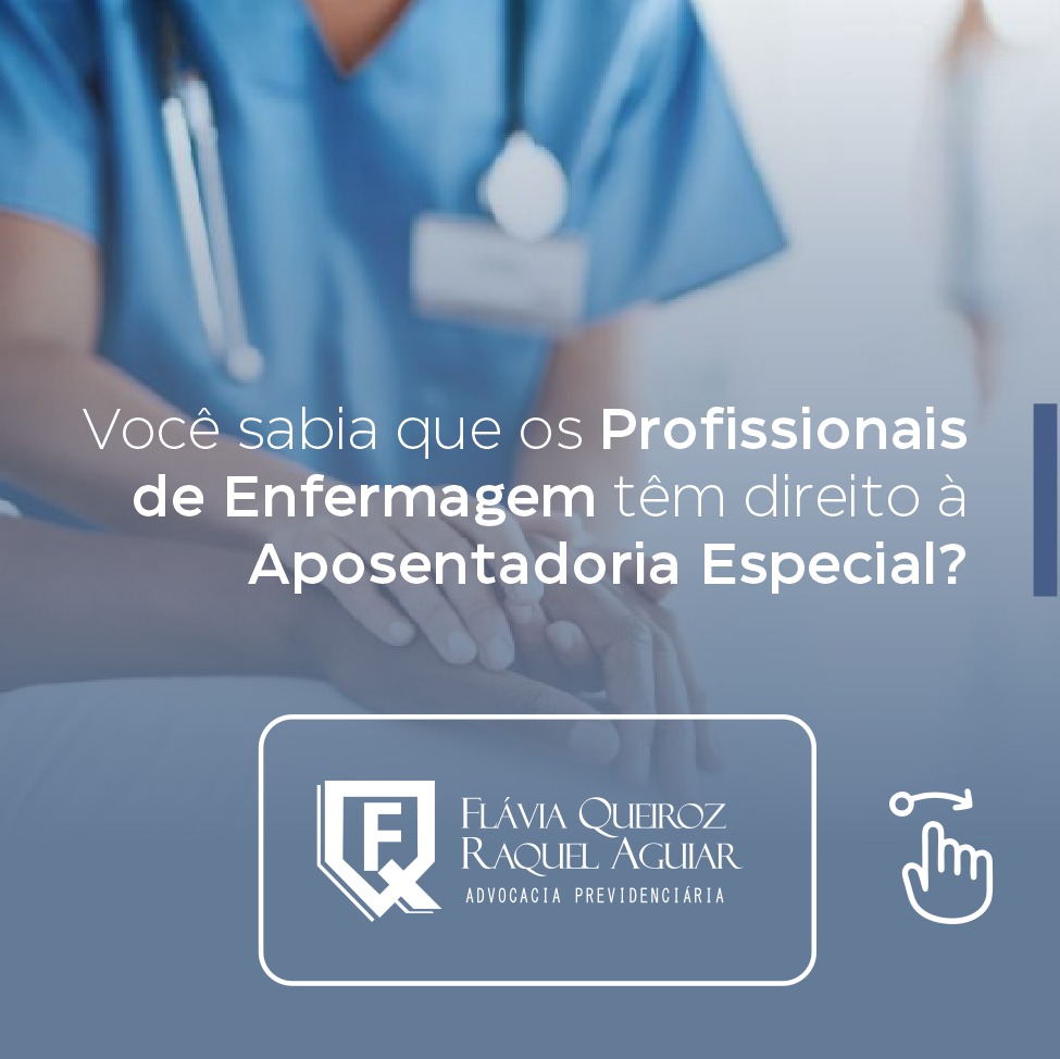 aposentadoria enfermeiro e profissionais da saúde